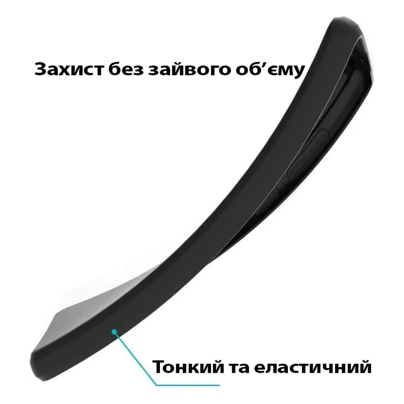 Чохол до мобільного телефона BeCover Silicone Oppo A5 2025 4G/5G Black (713790) — фото 5