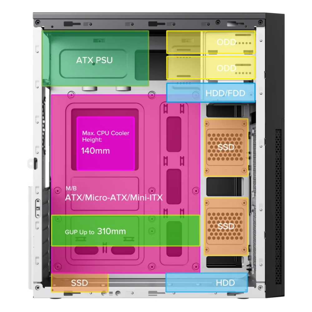Корпус Gamemax ET-215-NP-2U3TYC — фото 10