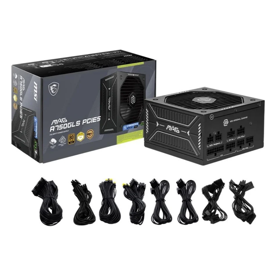 Блок живлення MSI 750W MAG A750GLS PCIE5 (MAG A750GLS PCIE5) — фото 3