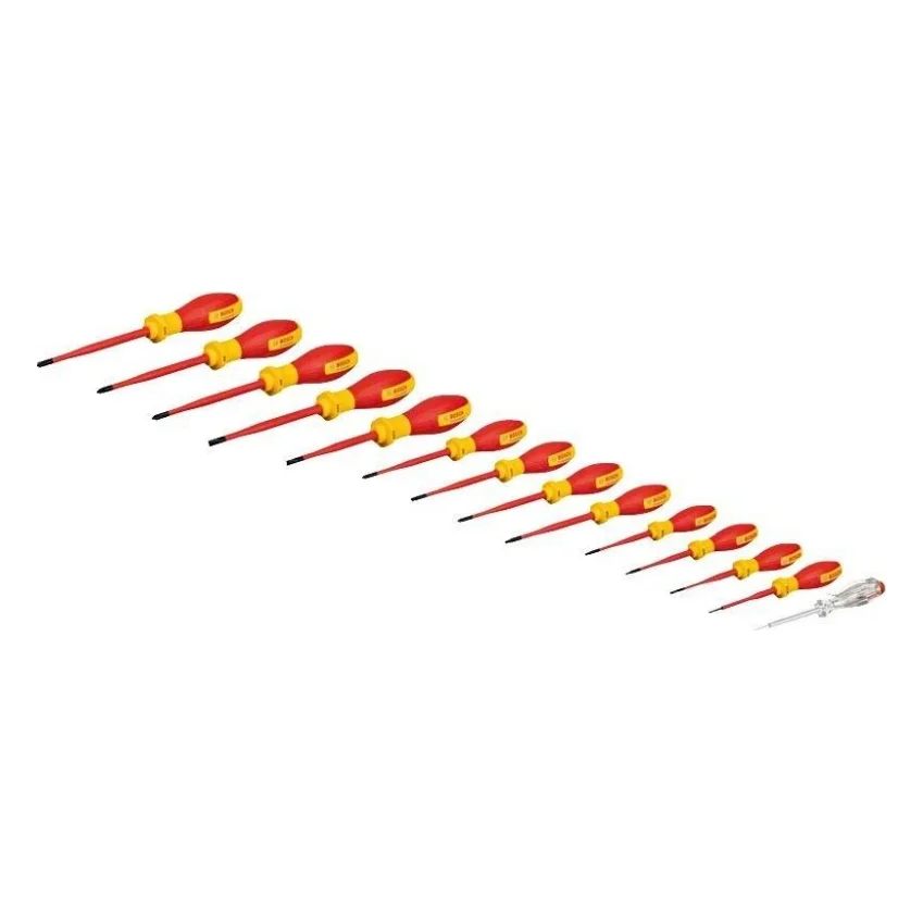 Викрутка Bosch Professional, (змішаний), VDE, 14 шт (1.600.A02.NF9)