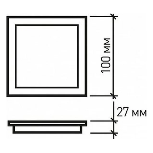 Світильник Eurolamp LED Glass Downlight 6W 500 Lm 3000K (LED-DLS-6/3(glass)) — фото 3