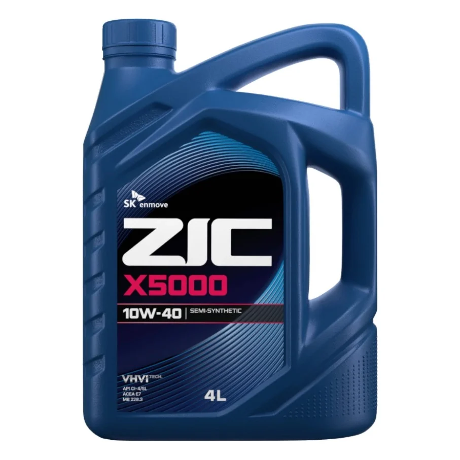 Моторна олива ZIC 10W-40 X5000 4л (162658)