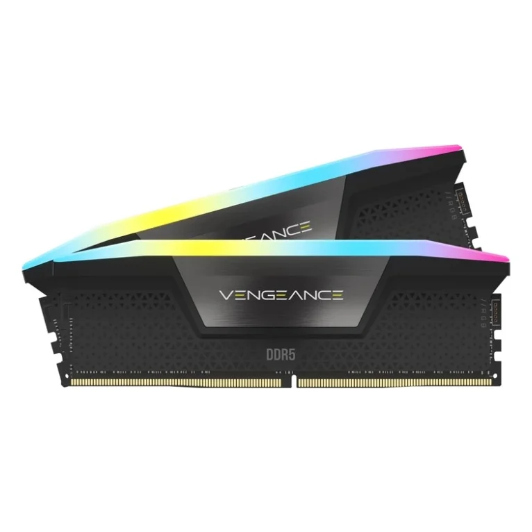 Модуль пам'яті для комп'ютера DDR5 32GB (2x16GB) 6800 MHz Vengeance RGB Black Corsair (CMH32GX5M2B6800C40) — фото 2