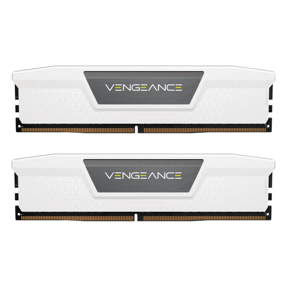 Модуль пам'яті для комп'ютера DDR5 64GB (2x32GB) 6000 MHz Vengeance White Corsair (CMK64GX5M2B6000Z30W)