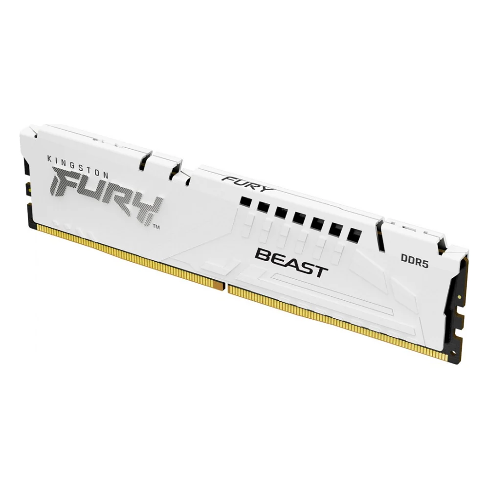 Модуль пам'яті для комп'ютера DDR5 16GB 6000 MHz Beast White EXPO Kingston Fury (ex.HyperX) (KF560C36BWE2-16)