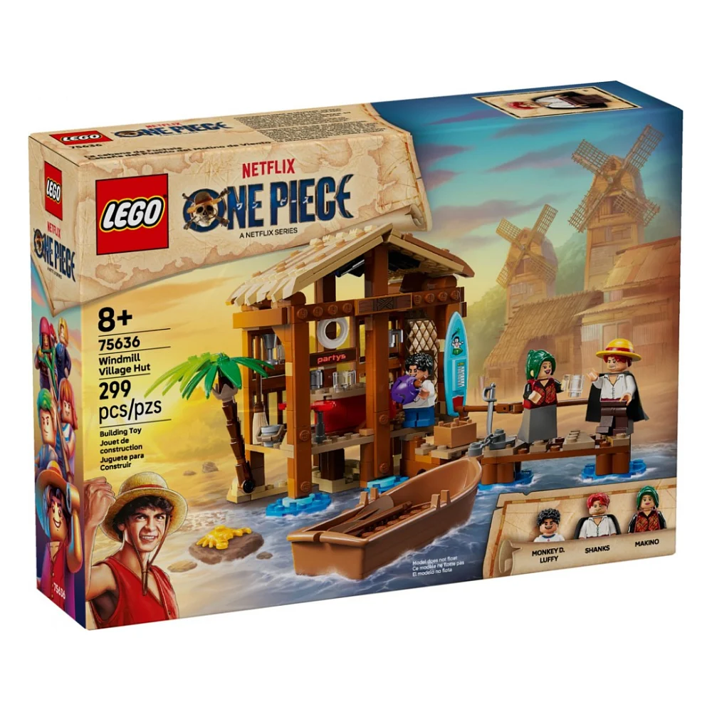 Конструктор LEGO One Piece Хатина у Селищі Вітряків (75636-)