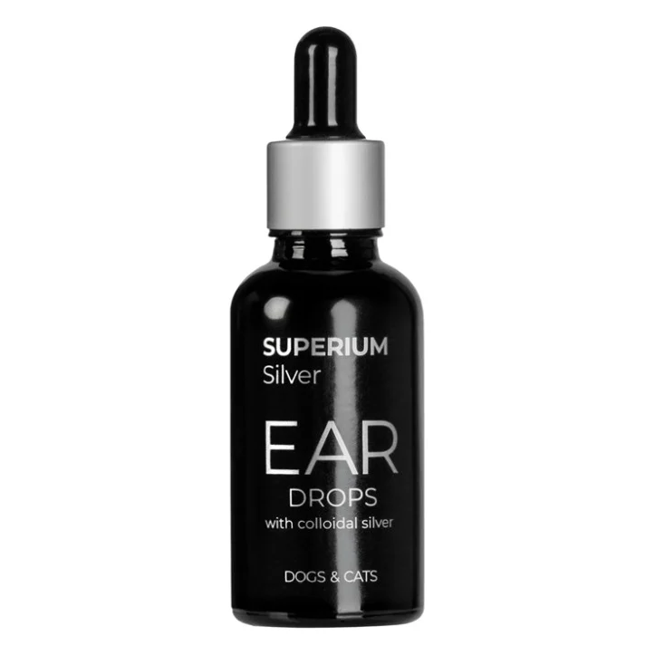Краплі для тварин Superium Сільвер вушні з колоїдним сріблом для котів та собак 30 мл (9105) — фото 3
