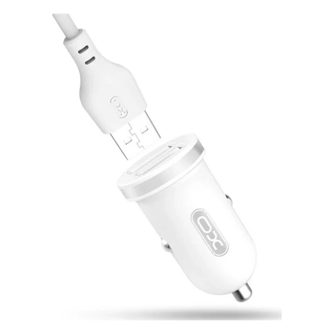 Зарядний пристрій XO 2xUSB 2.1A + cable USB to Lightning white (TZ08-L-WH) — фото 3