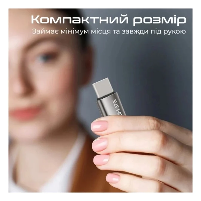 Перехідник Lightning M to USB-C F Promate (link-ci) — фото 5