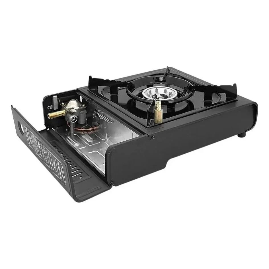 Портативна газова плитка Voltronic MAX-664 під газові балони бутан та пропан-бутан (MAX-66) — фото 5