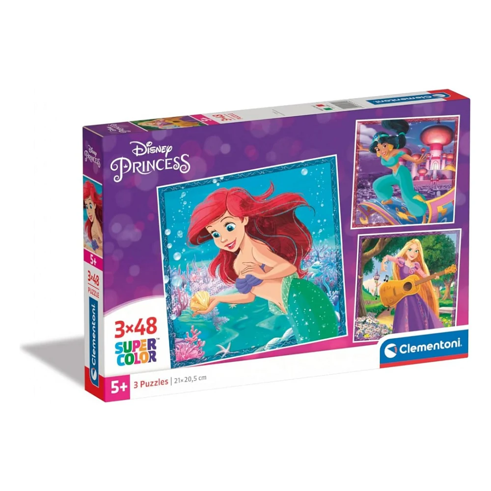 Пазл Clementoni Disney Princess 3 шт по 48 елементів (25304)