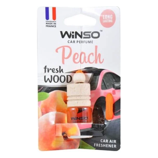 Ароматизатор для автомобіля WINSO Fresh WOOD Peach (530650)