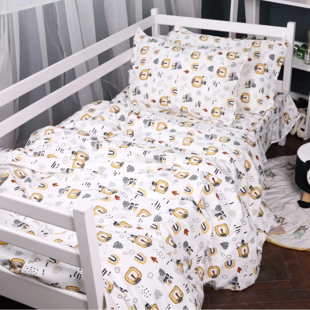 Постільна білизна MirSon 014 Lion Фланель 220x240 King Size (2200009655074)