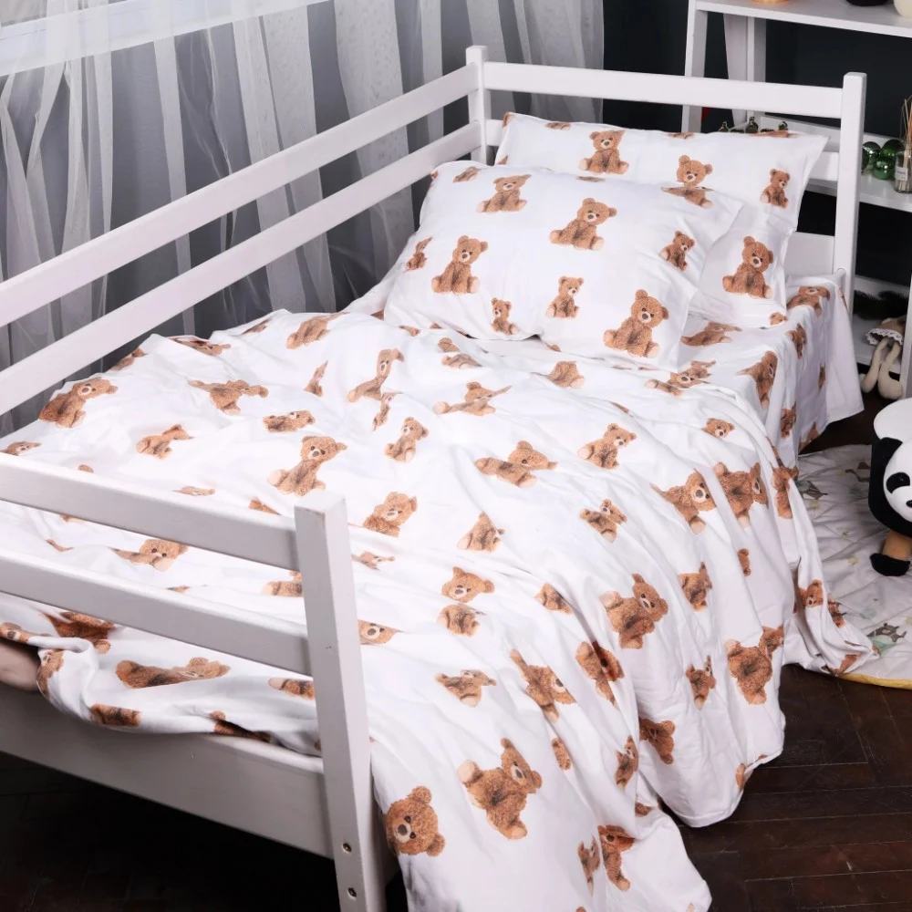 Постільна білизна MirSon 017 Teddy Фланель 2x143x210 Сімейний (2200009655593)
