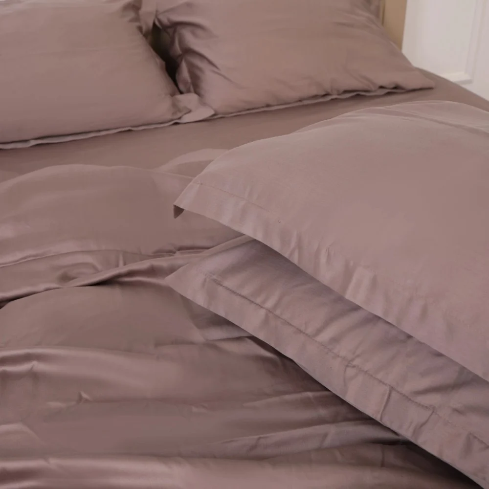 Постільна білизна MirSon Tencel №08 Beige 200x220 Євро (2200009637155) — фото 5