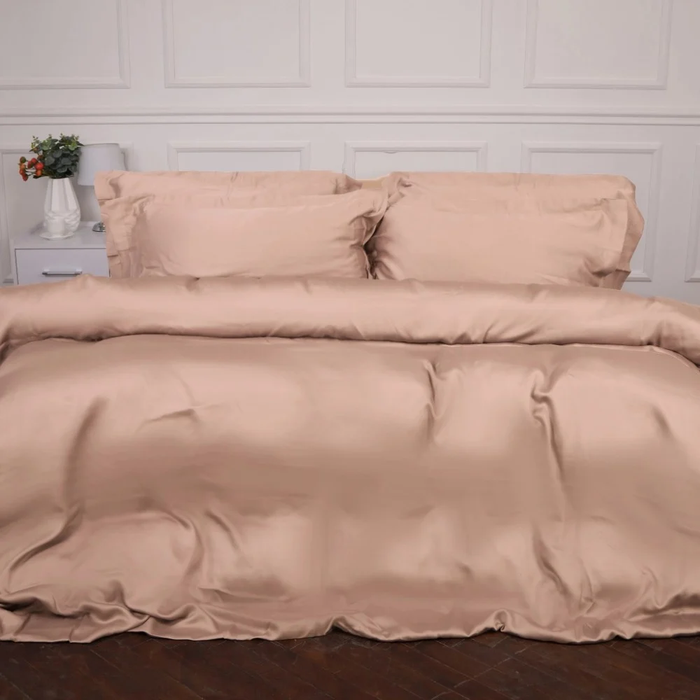 Постільна білизна MirSon Tencel №03 Creamy 220 x 240 King Size (2200009369056)