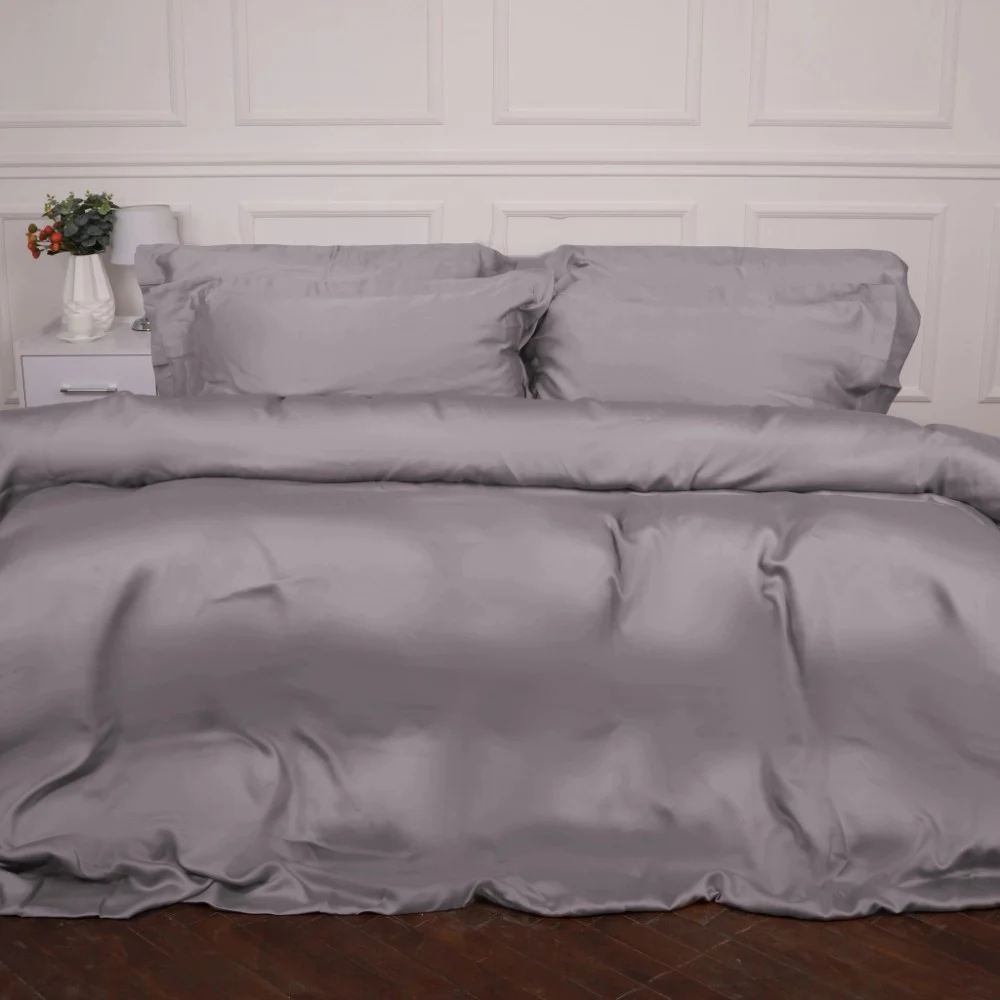 Постільна білизна MirSon Tencel №06 Gray 220x240 King Size (2200009370496)