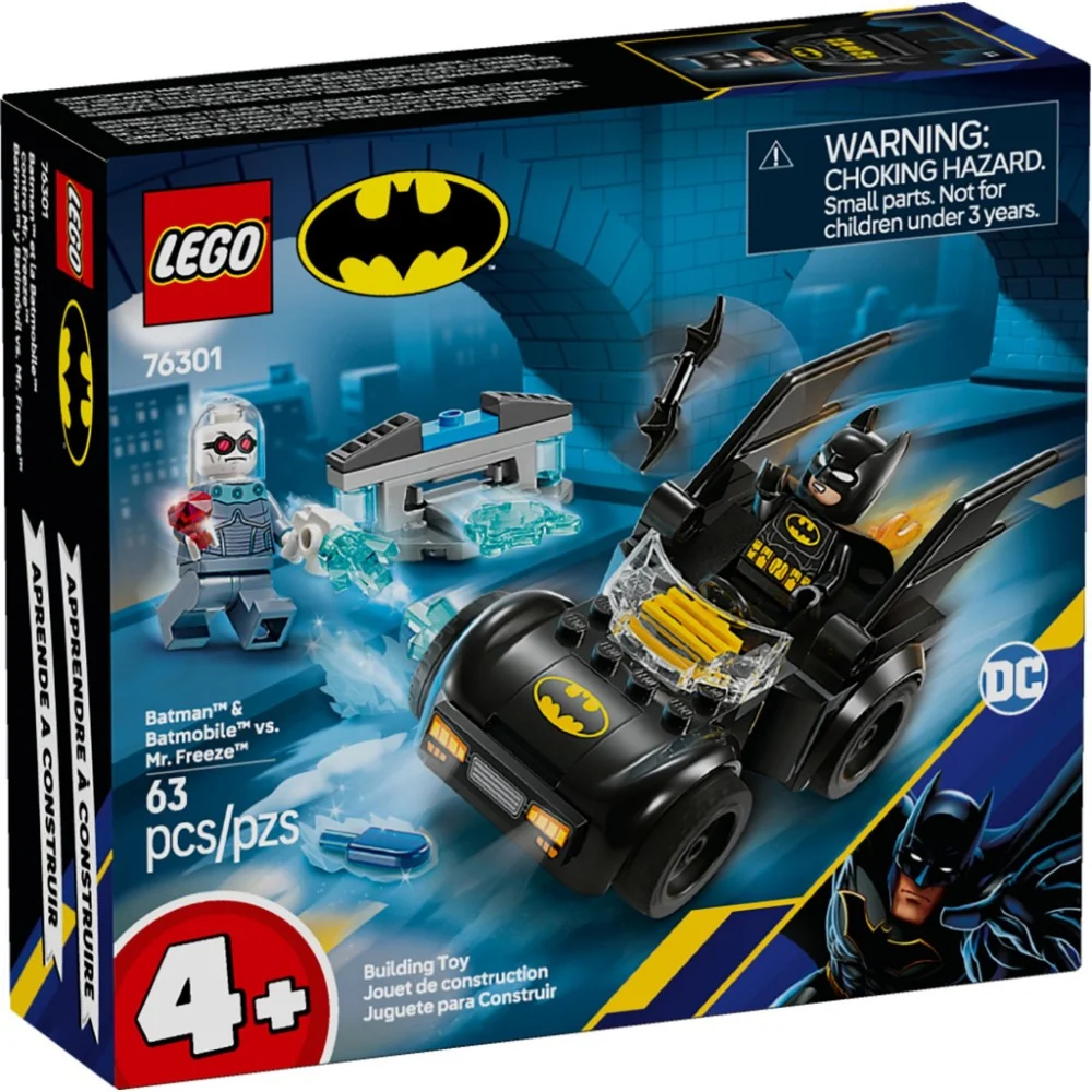 Конструктор LEGO Super Heroes Бетмен і Бетмобіль проти містера Фріза (76301)