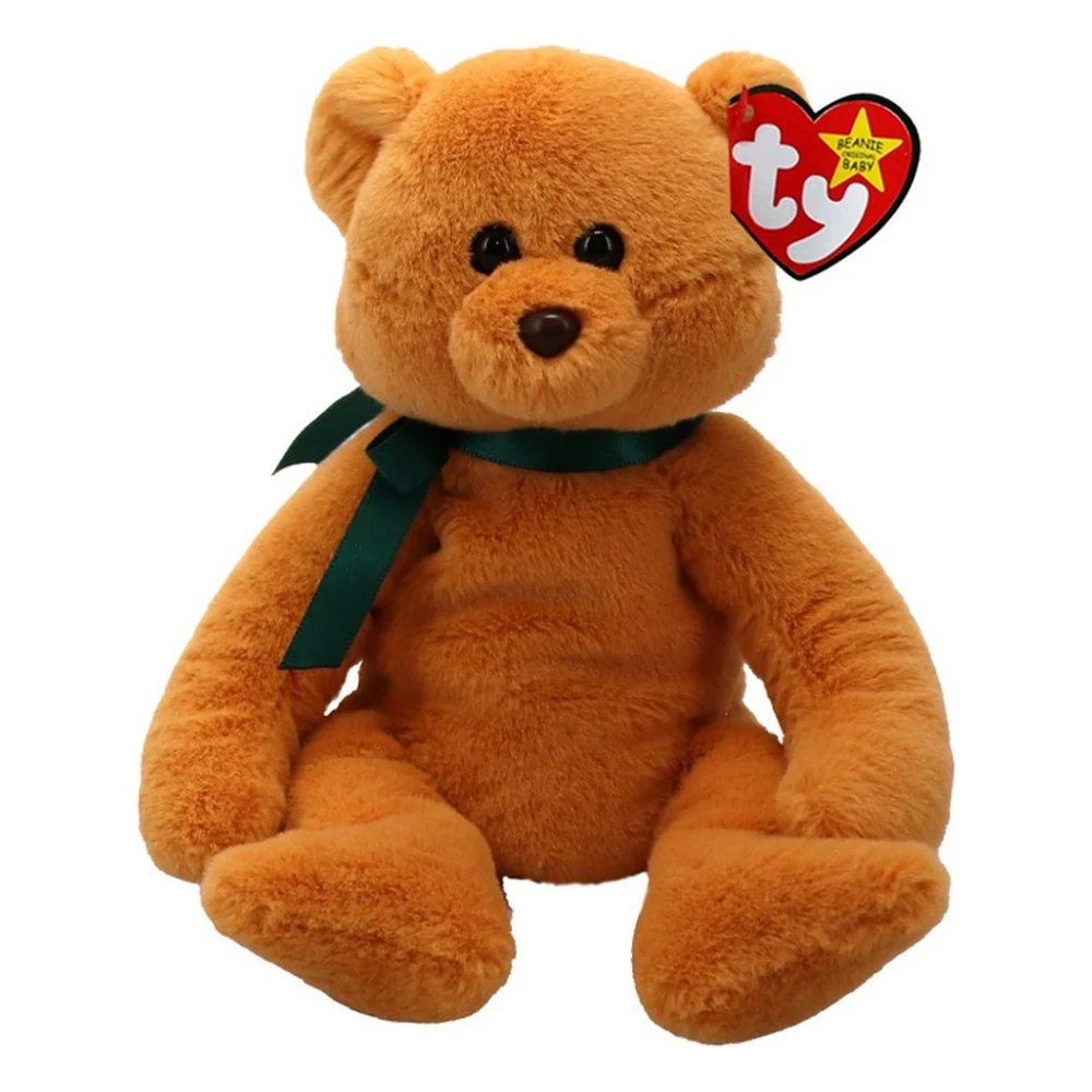 М'яка іграшка Ty Beanie Babies Коричневий ведмедик Winston 15 см (41345)