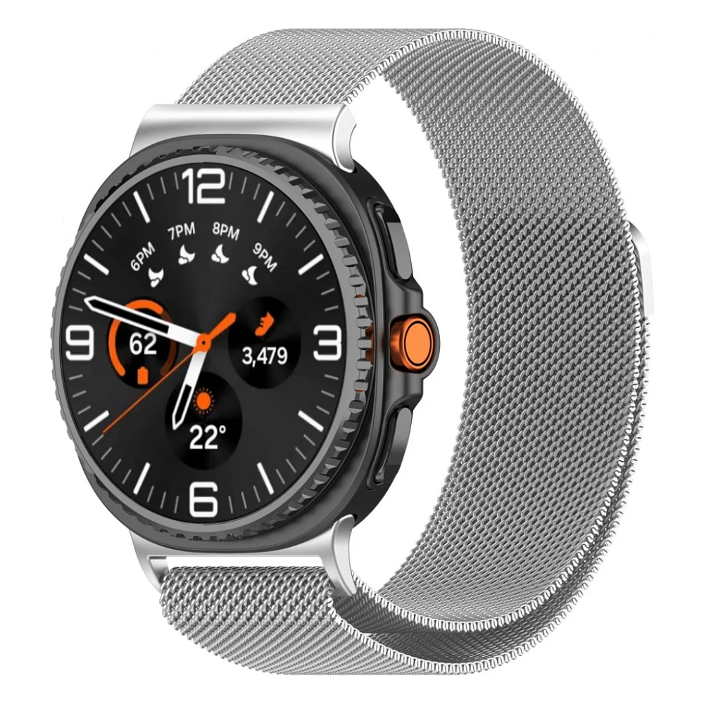 Ремінець до смарт-годинника Armorstandart Milanese Magnetic Samsung Watch 8 / 8 Classic (20x113 mm) Silver (ARM87361)