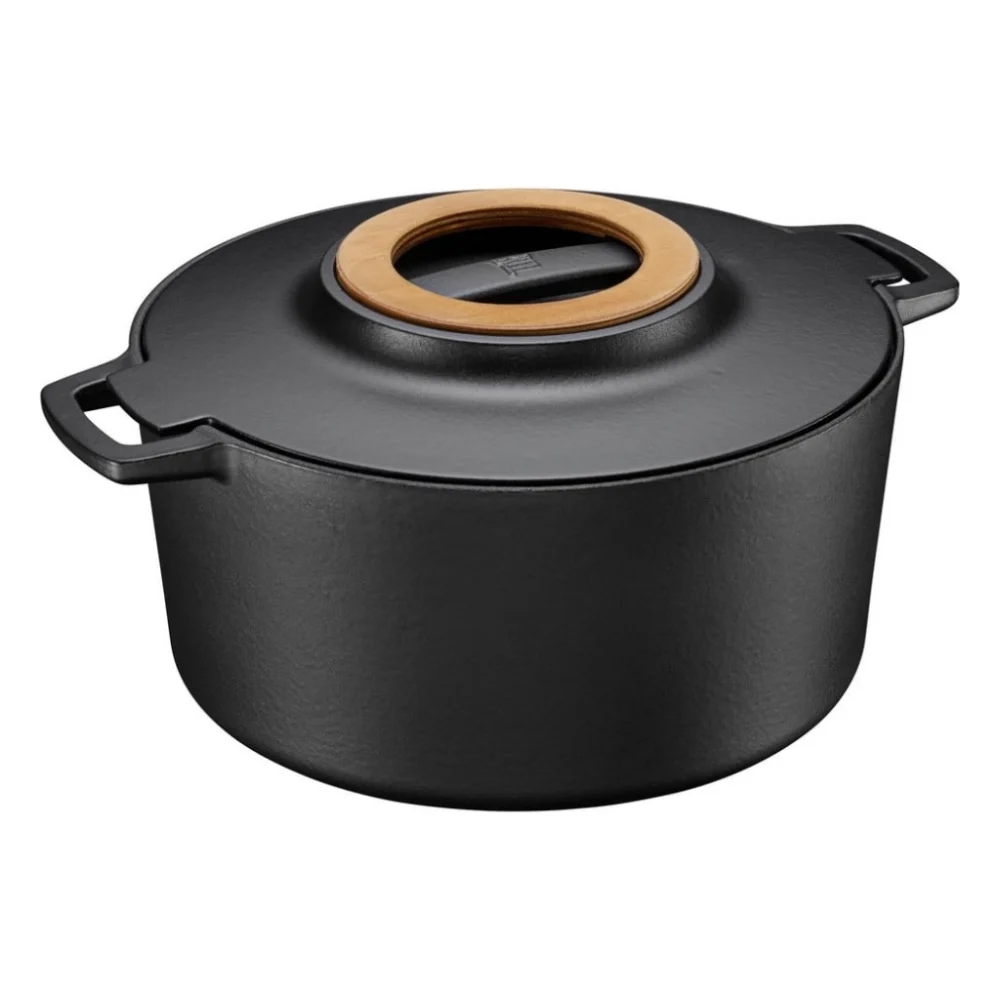 Каструля Fiskars Norden чавунна 6 л чорна (1026566)
