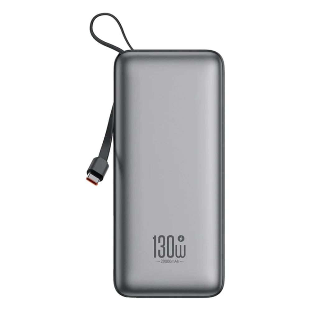 Батарея універсальна XO 20000mAh 130W, PD, QC (XO-PR268_grey)