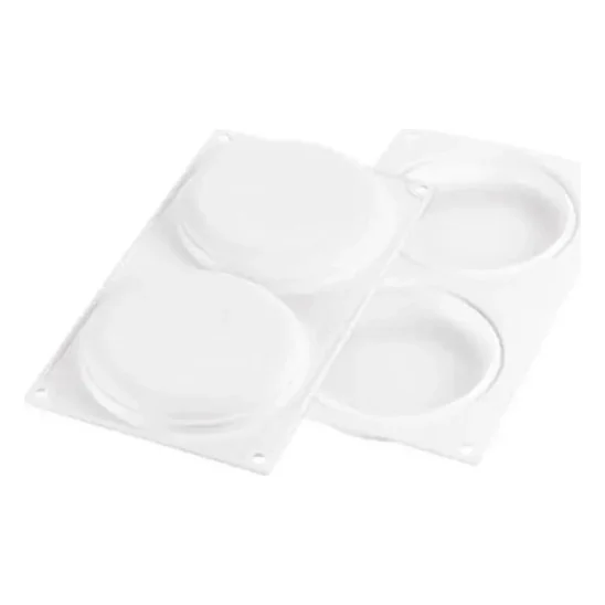 Форма для випікання Silikomart Decor Round d 105 h 17 мм, 140 мл x 2 (DECOR ROUND 140)