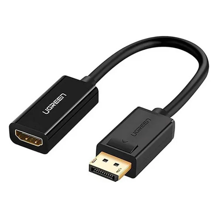 Перехідник Display Port M to HDMI F 4K30Hz black Ugreen (40363)