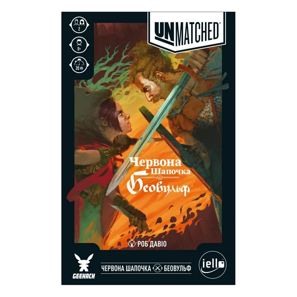 Настільна гра Geekach Games Unmatched: Червона Шапочка проти Беовульфа (GKCH054RB) — фото 5