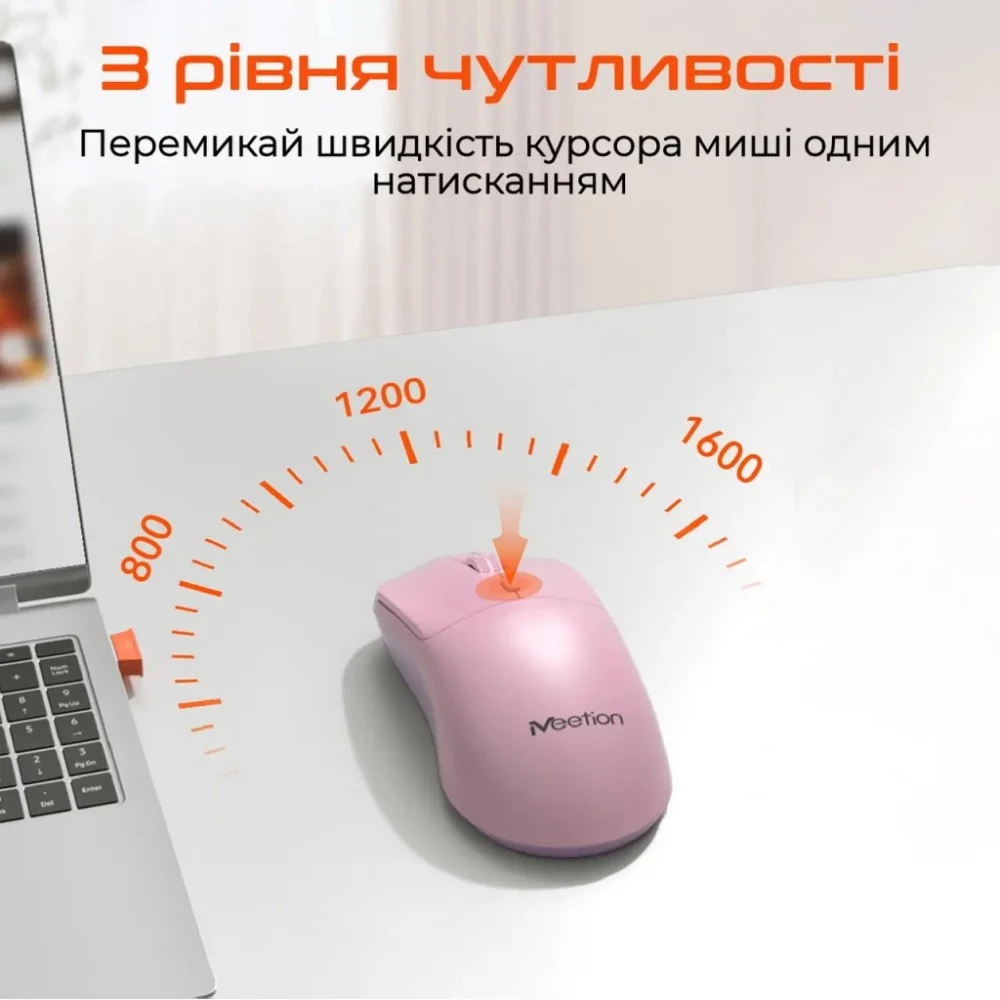 Мишка Meetion R546 Wireless Purple (MT-R546-Z) — фото 4