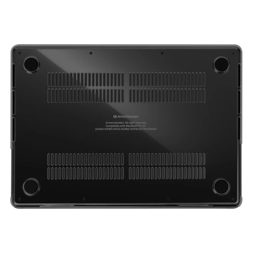 Чохол до ноутбука Armorstandart 13.6" MacBook Air M4/M3/M2 (A3240/A3113/A2681) Grey Crystal (ARM79440) — фото 2
