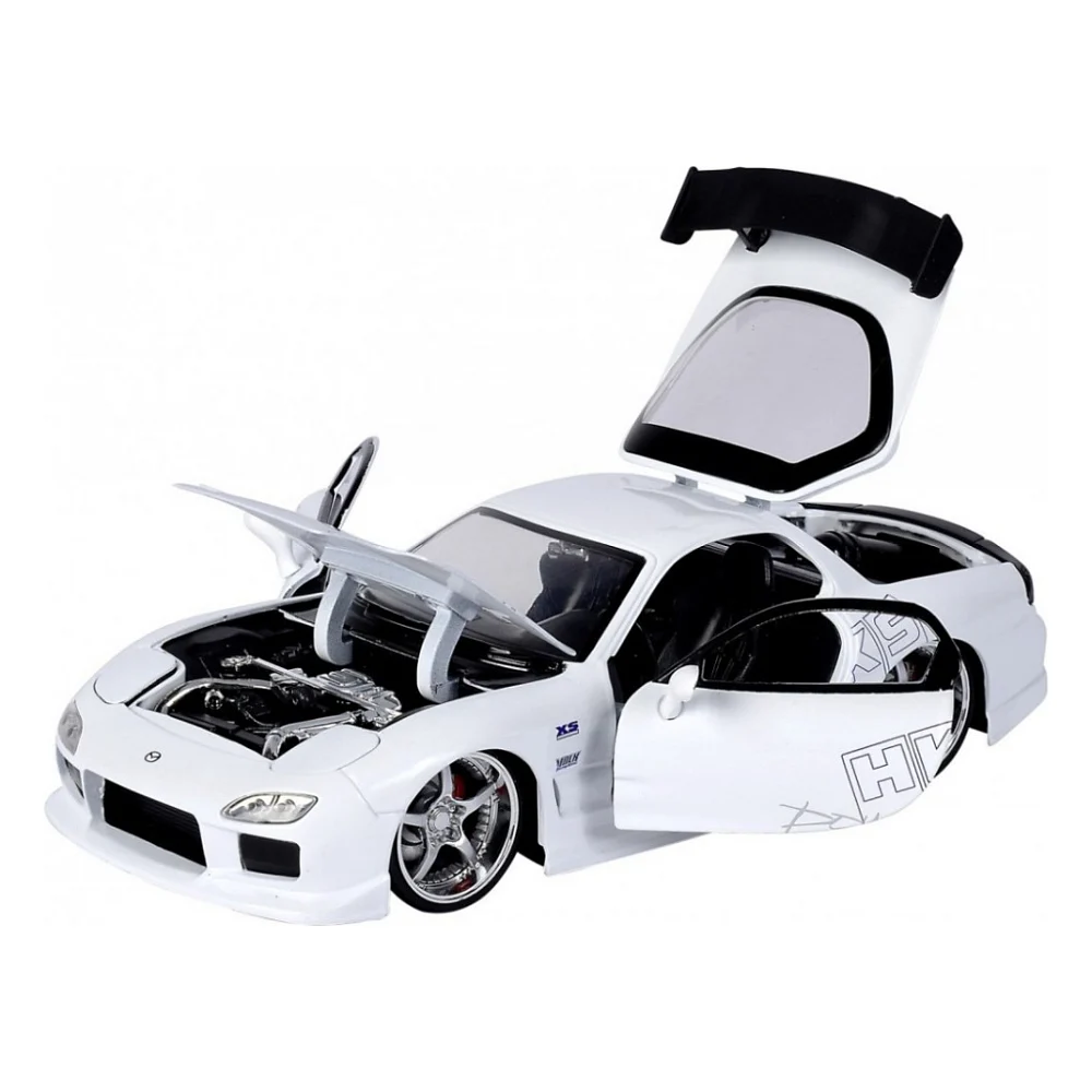 Машина Jada Форсаж Мазда RX-7 (1993), біла, 1:24 (253203065) — фото 8