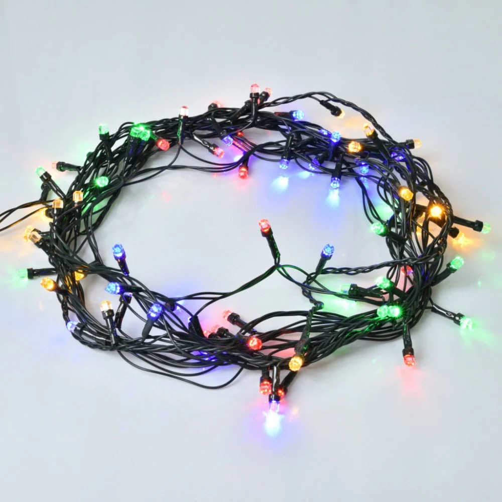 Гірлянда YES! Fun Діамант 8 мм 80 LED Різнокольорова 8 м 8 режимів миготіння (975051)