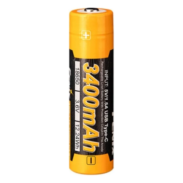 Акумулятор Fenix 18650 (3400 mAh) Type-C (ARB-L18-3400U-V30)