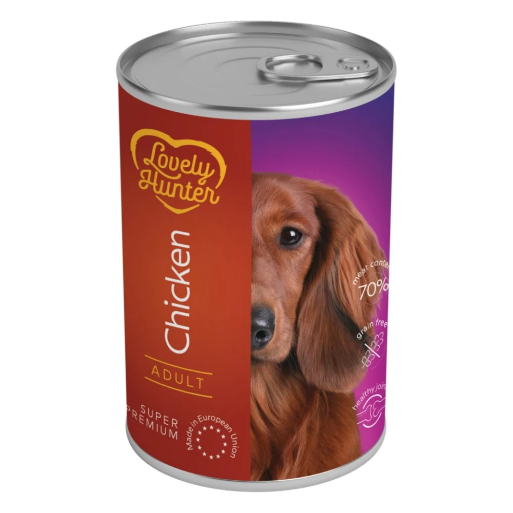 Консерви для собак Lovely Hunter Adult Chicken 800 г (LHU45623)