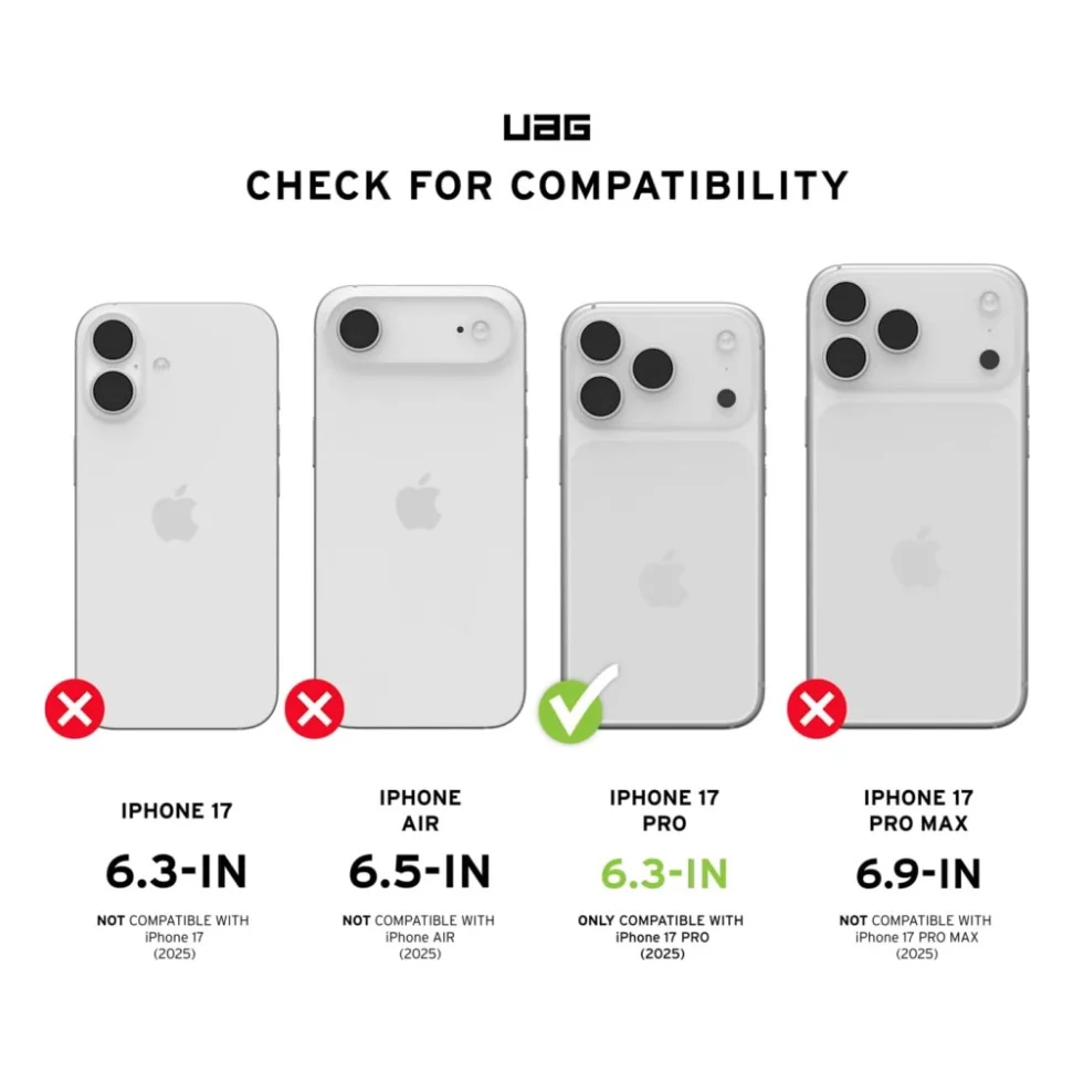 Скло захисне UAG iPhone 17 Pro Transparent (14438311VNA) — фото 8