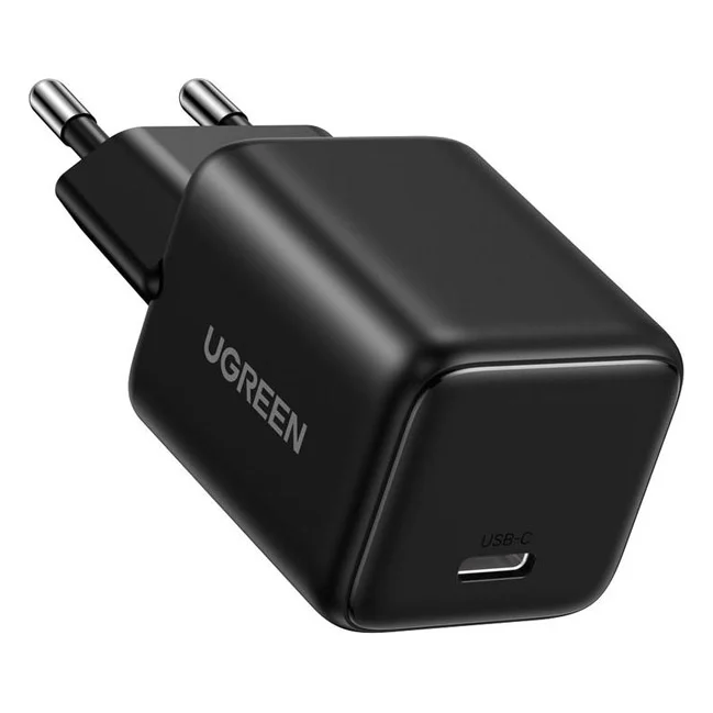 Зарядний пристрій Ugreen X512 20W PD GaN Tech 1xUSB Black (55553)