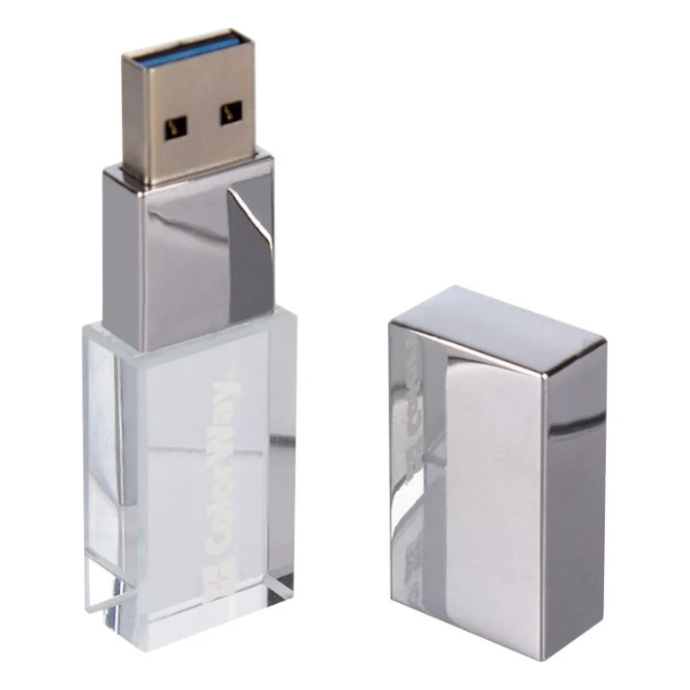 USB флеш накопичувач ColorWay 32GB 3.0 Transparent (CW-USBCL32) — фото 8