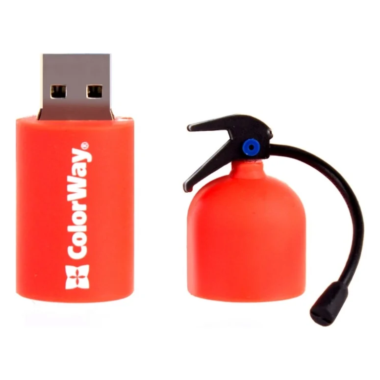 USB флеш накопичувач ColorWay Fire 64 GB USB 3.0 Red (CW-USBFE64) — фото 2
