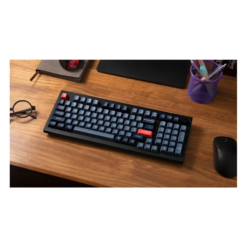 Клавіатура Keychron V5 Max Gateron Jupiter Red Knob Hot-Swap QMK Wireless/Bluetooth/USB-А UA Black (V5M-D1-UA) — фото 8