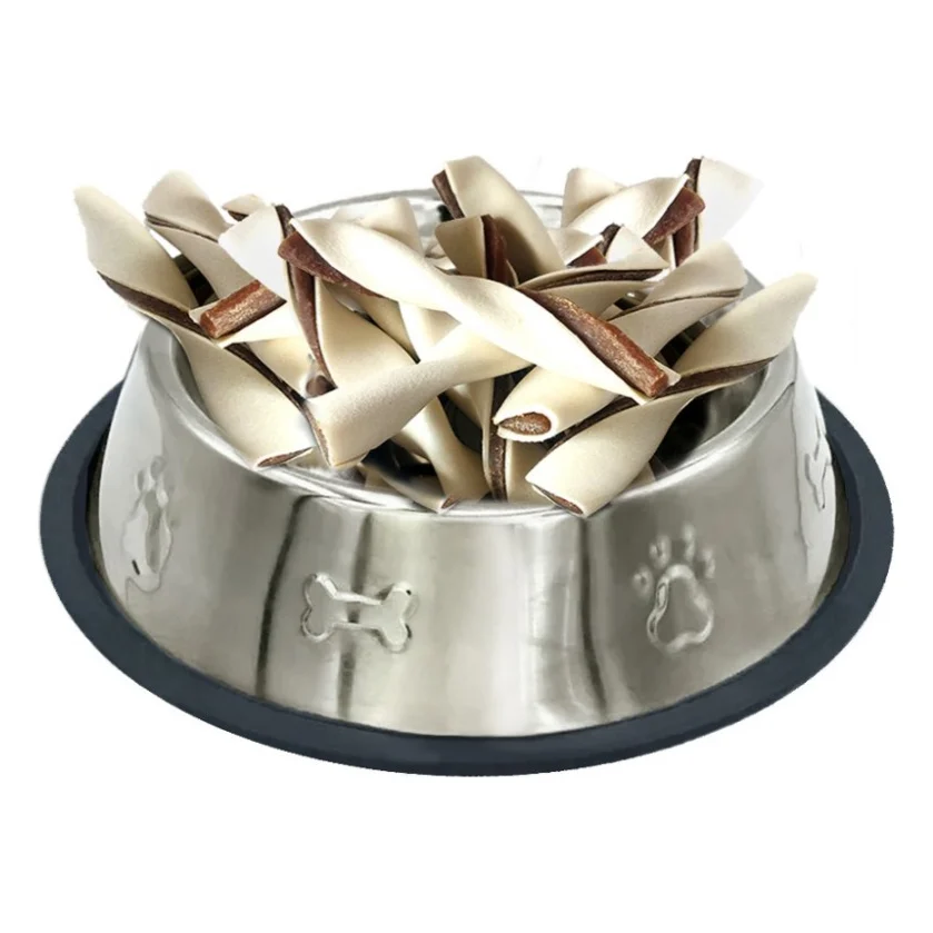 Ласощі для собак Lucky Star Сендвіч кручений з м'ясом курки маленький 9.5 см 500 г (4820112457952) — фото 2