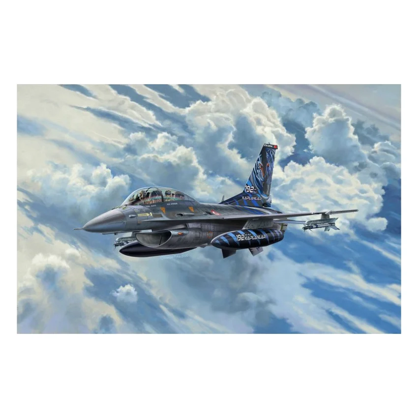 Збірна модель Revell набір Літак F-16D Tigermeet 2014 рівень 4, 1:72 (RVL-63844) — фото 4