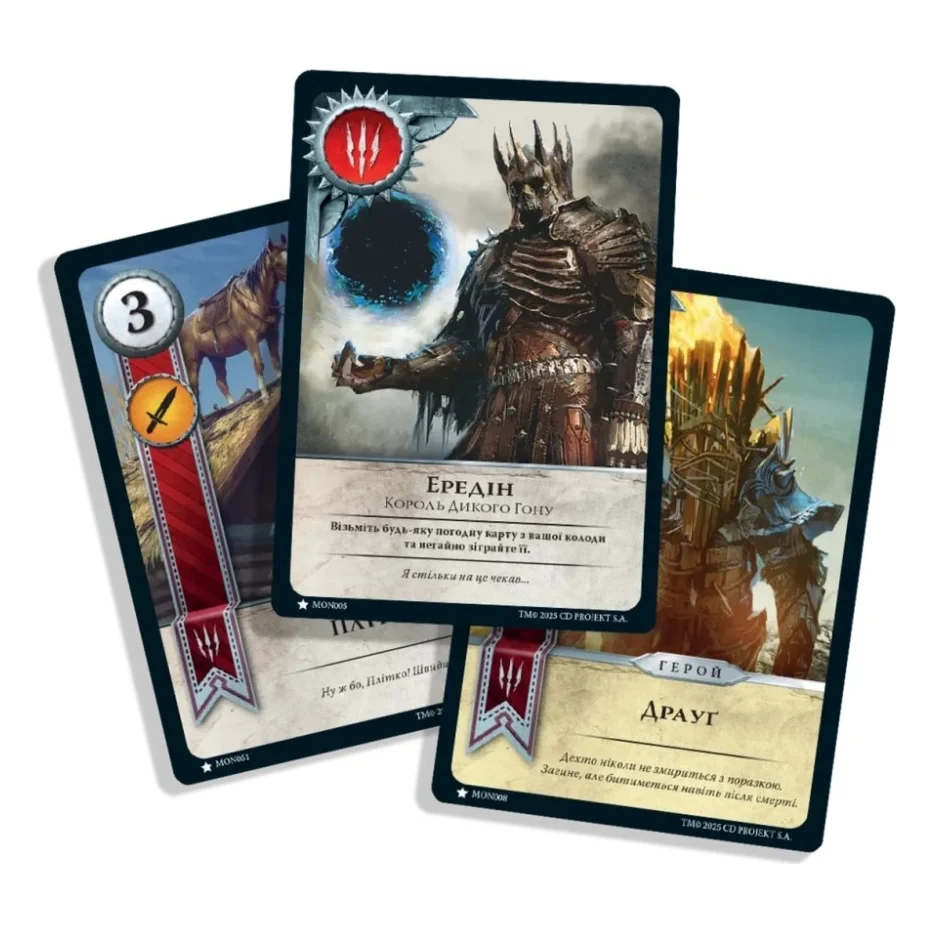 Настільна гра Geekach Games Гвинт. Легендарна карткова гра (Gwent: The Legendary Card Game) (укр.) (GKCH0270) — фото 3
