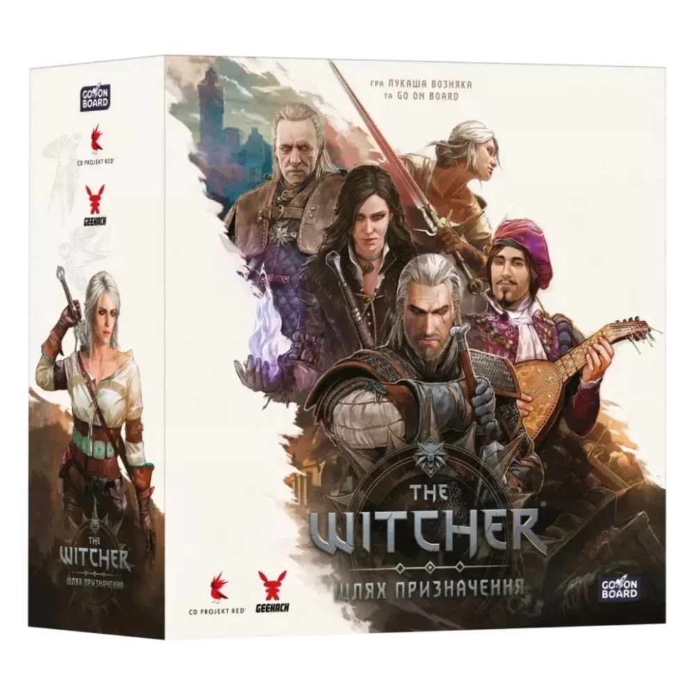 Настільна гра Geekach Games Відьмак. Шлях призначення - Делюкс (The Witcher: Path of Destiny - Deluxe) (укр.) (GKCH206PD)