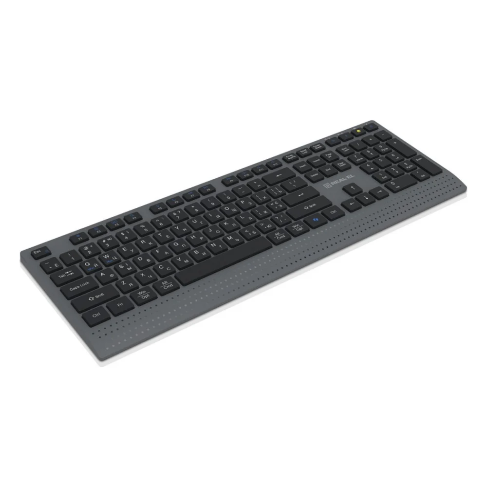 Клавіатура REAL-EL RK-715W Wireless/Bluetooth Black/Gray (EL123100051) — фото 5