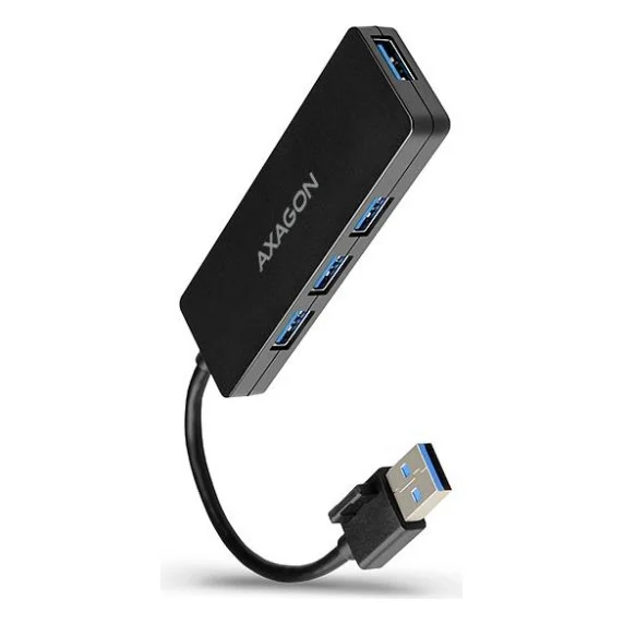 Концентратор AXAGON USB 3.1 to 4xUSB 3.0 black (HUE-G1A)