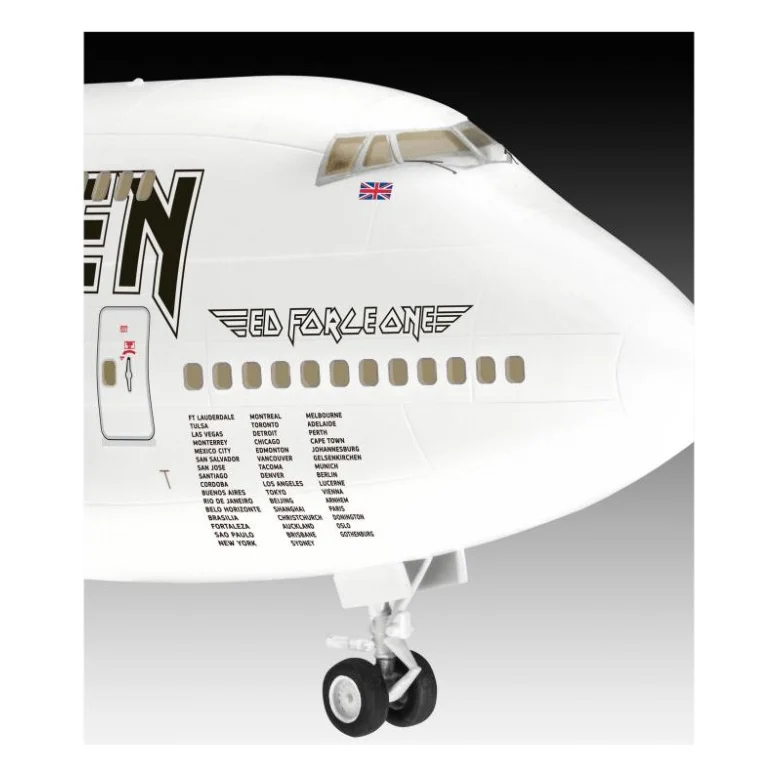 Збірна модель Revell Літак Boeing 747-400 Iron Maiden «Ed Force One», рівень 4, 1:144 (RVL-03780) — фото 6