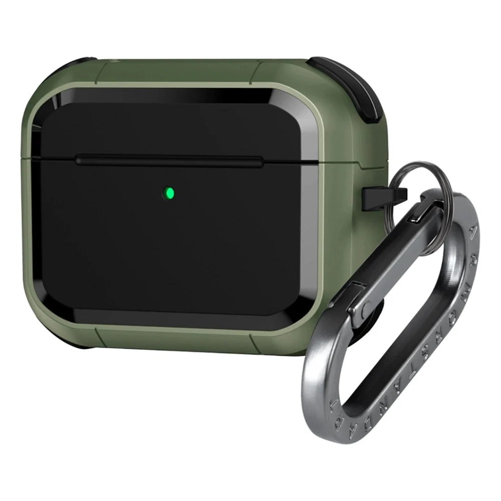 Чохол для навушників Armorstandart Panzer для Apple Airpods Pro 3 Olive Green (ARM88289)