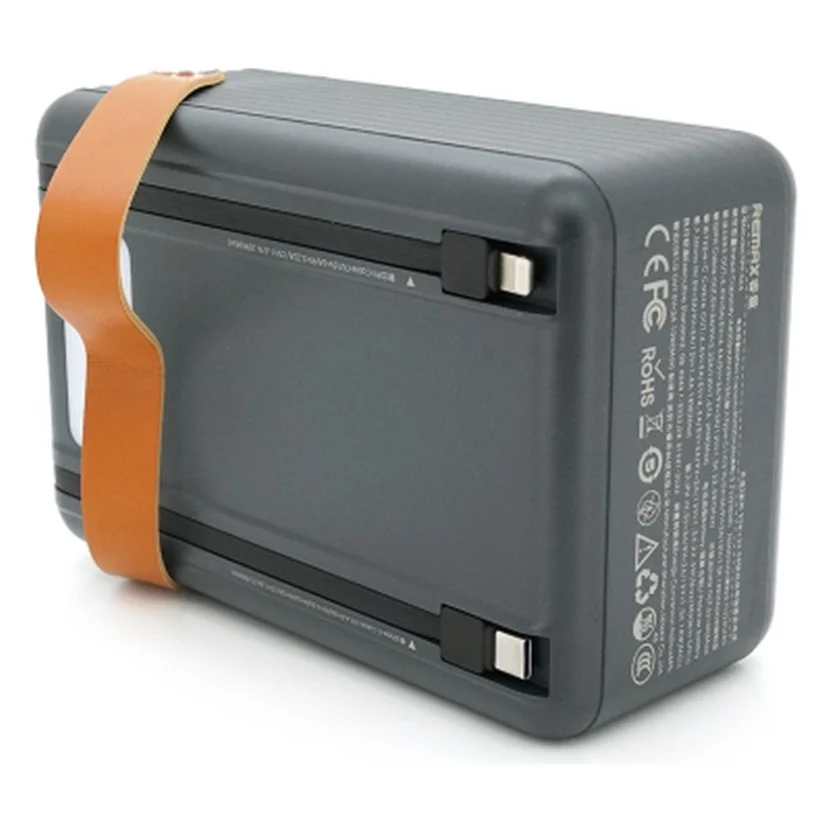 Батарея універсальна Remax RPP-566 20W 3*USB+Type-C+Lighting 80000mAh Black