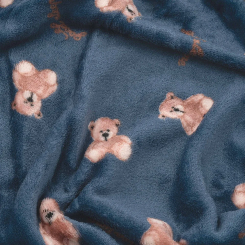 Плед Ardesto Flannel 100% поліестер, плюшеві ведмедики 160х200 см (ART0131PB) — фото 4